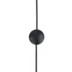 Lindby Gulvlamper|Gulvlamper > gulvlampe Tamira, sort, rattan, 143 cm høj, E27