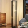 Lindby Pendellamper|Gulvlamper > gulvlampe Tiliane, sort, metal, 3 lyskilder, 153 cm