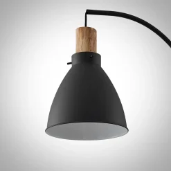 Lindby Pendellamper|Gulvlamper > gulvlampe Trebale, sort, træ, 154 cm, E27
