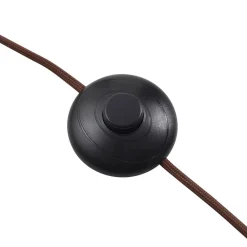Lindby Gulvlamper|Gulvlamper > gulvlampe Valentina, E27, røggrå, glas, 150 cm