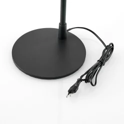 Lindby Gulvlamper|Gulvlamper > gulvlampe Vlada, 144 cm, messing, sort, metal