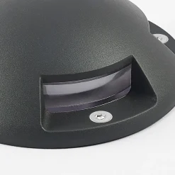 Lindby Terrassebelysning|Nedgravet Udebelysning > gulv-spotlight med LED Huban, 15 cm, 4 lyskilder, antracit