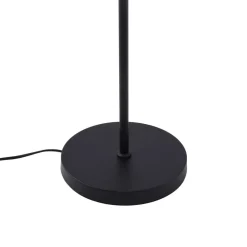 Lindby Gulvlamper|Gulvlamper > Haldorin gulvlampe, grå/sort, tekstil, 157 cm