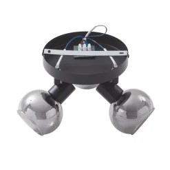 Lindby Spotlights|Loftlamper > Hedvig loftlampe, rund, sort, 3 lyskilder.