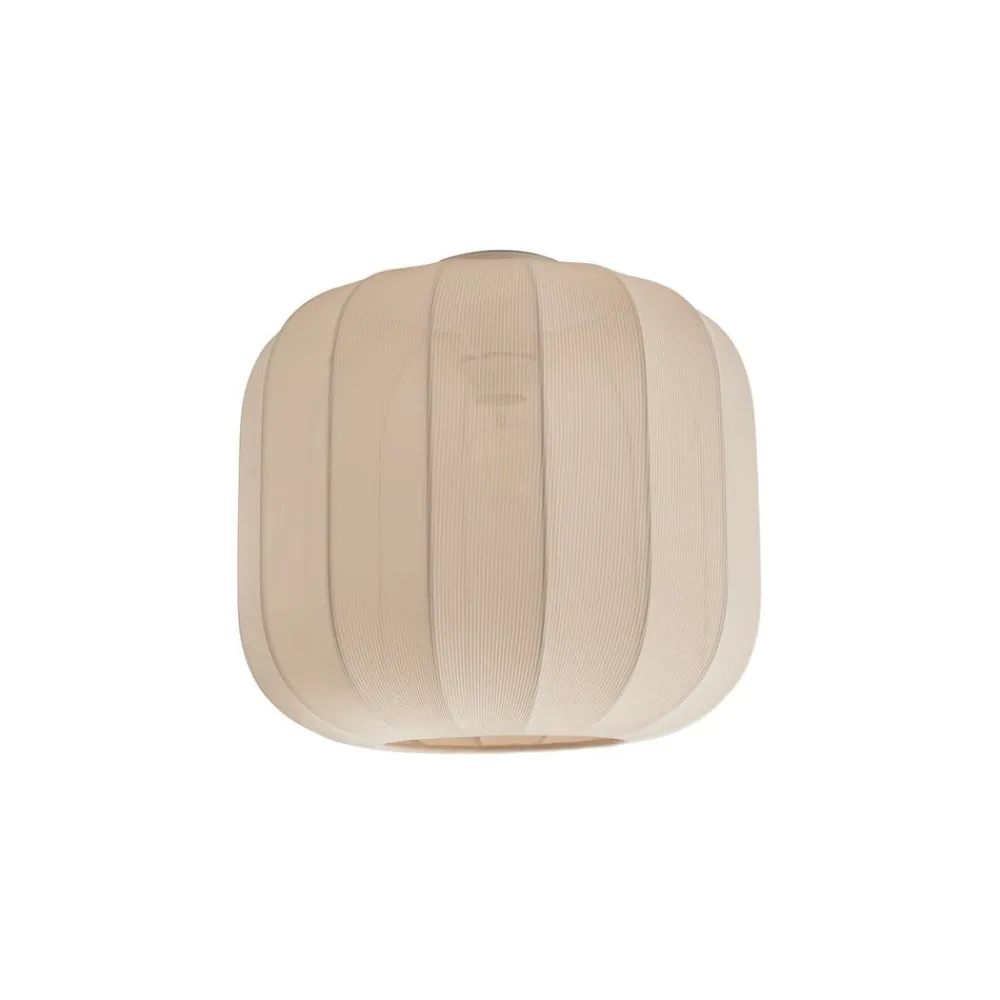 Lindby Gang|Loftlamper > Helin loftlampe, beige, stof, Ø 35 cm