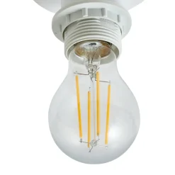 Lindby Gang|Loftlamper > Helin loftlampe, beige, stof, Ø 35 cm