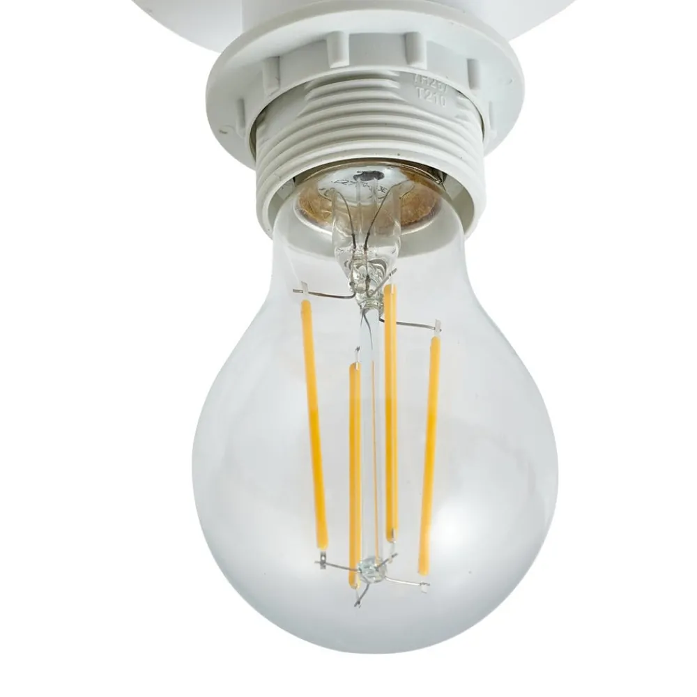 Lindby Gang|Loftlamper > Helin loftlampe, beige, stof, Ø 35 cm