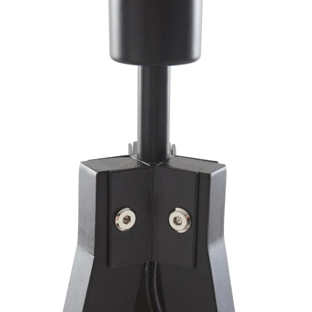 Gang|Gulvlamper ^ Lindby Herry gulvlampe, sort, træ, trefod, 153 cm