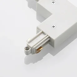 Lindby Skinnesystem > -hjørnestik Linaro, hvid, 1-faset system