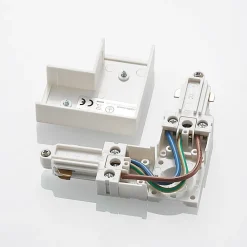 Lindby Skinnesystem > -hjørnestik Linaro, hvid, 1-faset system