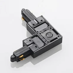 Lindby Skinnesystem > -hjørnestik Linaro, sort, 1-faset system