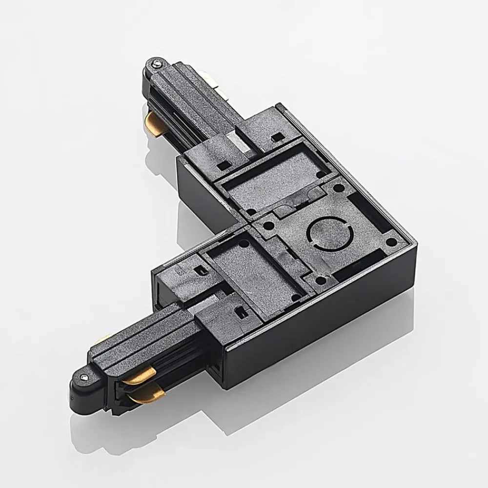 Lindby Skinnesystem > -hjørnestik Linaro, sort, 1-faset system