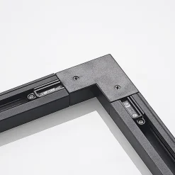 Lindby Skinnesystem > -hjørnestik Linaro, sort, 1-faset system
