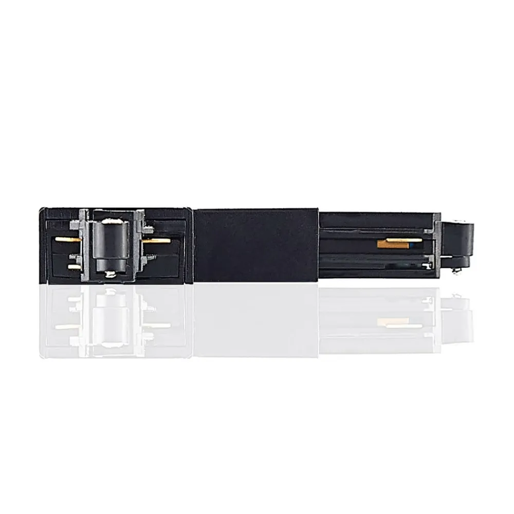 Lindby Skinnesystem > -hjørnestik Linaro, sort, 1-faset system