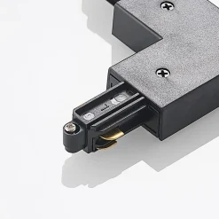 Lindby Skinnesystem > -hjørnestik Linaro, sort, 1-faset system