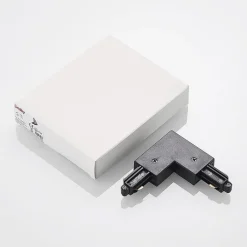 Lindby Skinnesystem > -hjørnestik Linaro, sort, 1-faset system