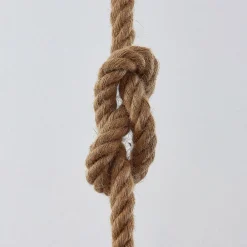 Pendellamper ^ Lindby hængelampe Chaby, Ø 29 cm, 1 lyskilde, metal, reb