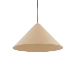 Lindby Pendellamper|Pendellamper > hængelampe Clarine, beige, Ø 50 cm, metal