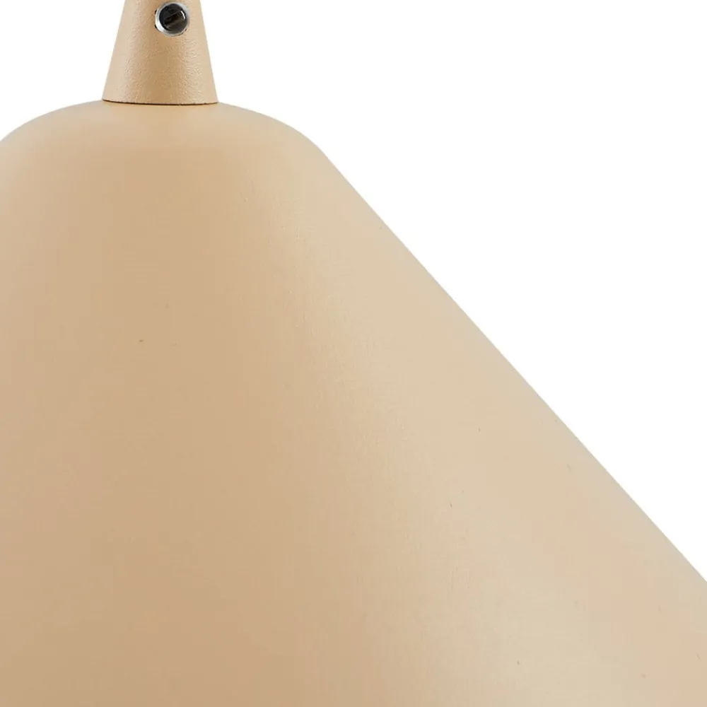 Lindby Pendellamper|Pendellamper > hængelampe Clarine, beige, Ø 50 cm, metal