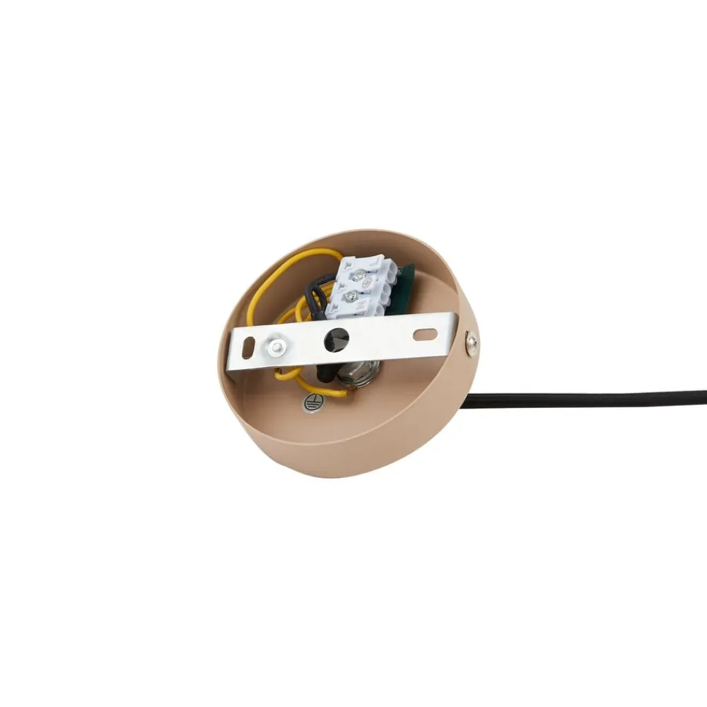 Lindby Pendellamper|Pendellamper > hængelampe Clarine, beige, Ø 50 cm, metal