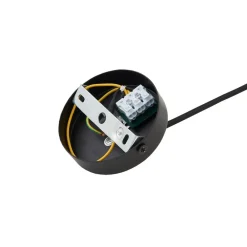 Pendellamper|Pendellamper ^ Lindby hængelampe Clarine, sort/hvid, Ø 32 cm, metal