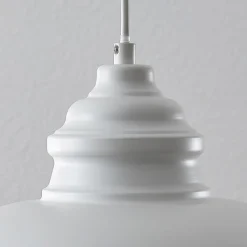 Lindby Gang|Pendellamper > hængelampe Cliona, hvid, metal, Ø 31 cm, E27
