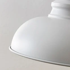 Lindby Gang|Pendellamper > hængelampe Cliona, hvid, metal, Ø 31 cm, E27