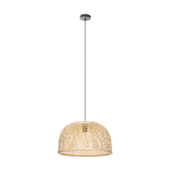 Pendellamper|Pendellamper ^ Lindby hængelampe Dabila, bambus, Ø 45 cm, E27