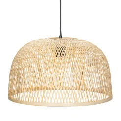 Pendellamper|Pendellamper ^ Lindby hængelampe Dabila, bambus, Ø 45 cm, E27