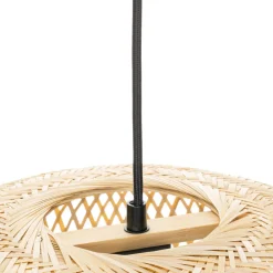 Pendellamper|Pendellamper ^ Lindby hængelampe Dabila, bambus, Ø 45 cm, E27