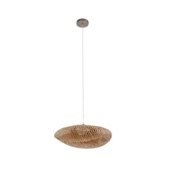 Pendellamper|Pendellamper ^ Lindby hængelampe Eleane, bambus, natur, Ø 50 cm