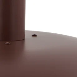 Lindby Pendellamper > hængelampe Elorri, brun, metal, Ø 38 cm