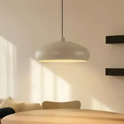 Lindby Pendellamper|Pendellamper > hængelampe Elover, beige, Ø 45 cm, jern