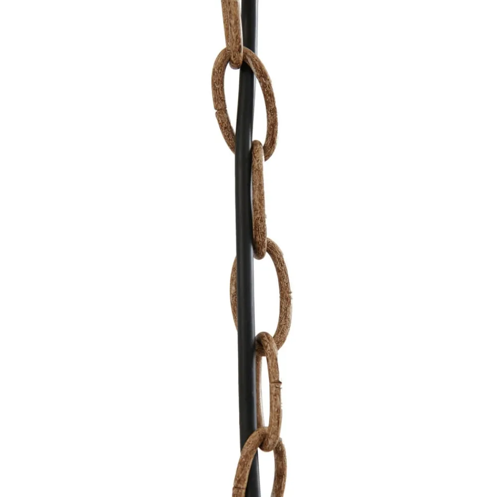 Pendellamper|Pendellamper ^ Lindby hængelampe Fibi, brun, gevir, 6 lyskilder E14