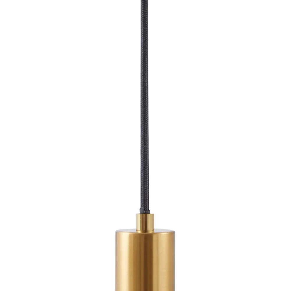 Pendellamper|Pendellamper ^ Lindby hængelampe Hildur, Ø 22 cm, 1 lyskilde, røggrå, glas