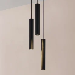 Lindby Pendellamper|Pendellamper > hængelampe Joffrey, Ø 24 cm, sort, 3 lyskilder, GU10