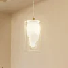 Lindby Pendellamper|Pendellamper > hængelampe Kupla, opal/klar, glas, 1 lyskilde, G9