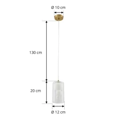 Lindby Pendellamper|Pendellamper > hængelampe Kupla, opal/klar, glas, 1 lyskilde, G9