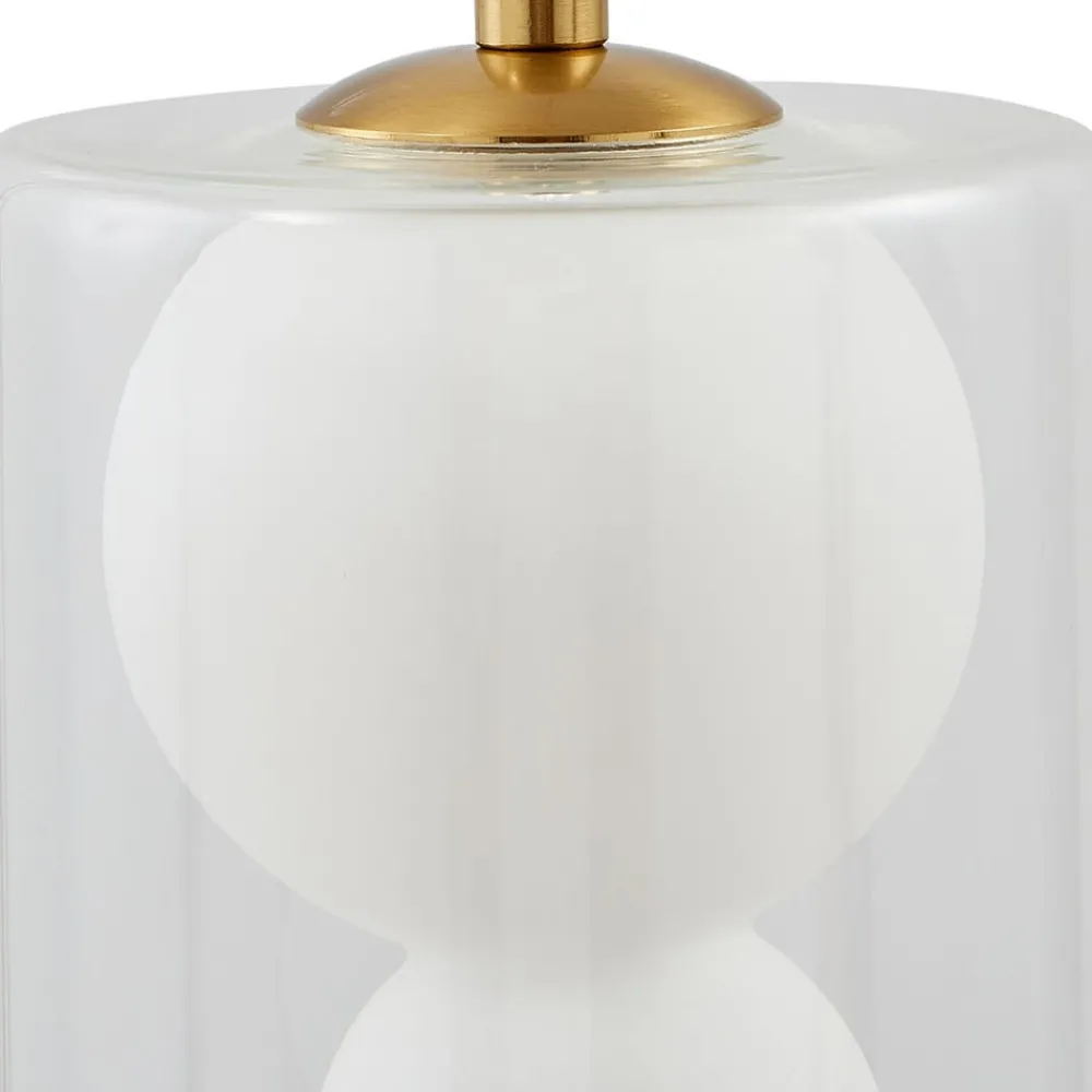 Lindby Pendellamper|Pendellamper > hængelampe Kupla, opal/klar, glas, 1 lyskilde, G9