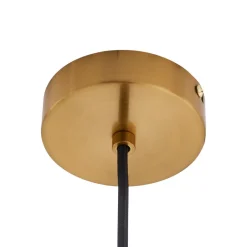 Lindby Pendellamper|Pendellamper > hængelampe Lelia, ravfarvet, glas, Ø 35 cm
