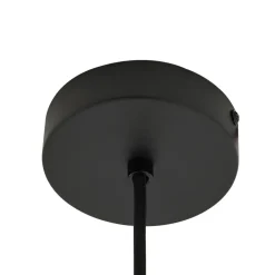 Lindby Pendellamper > hængelampe Lelia, røggrå, glas, Ø 35 cm