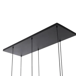 Lindby Pendellamper|Pendellamper > hængelampe Marla, 6 lyskilder, glas, røggrå