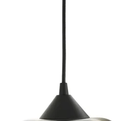 Lindby Pendellamper|Pendellamper > Hængelampe Marla, Rondell, Glas, røggrå, 50 cm
