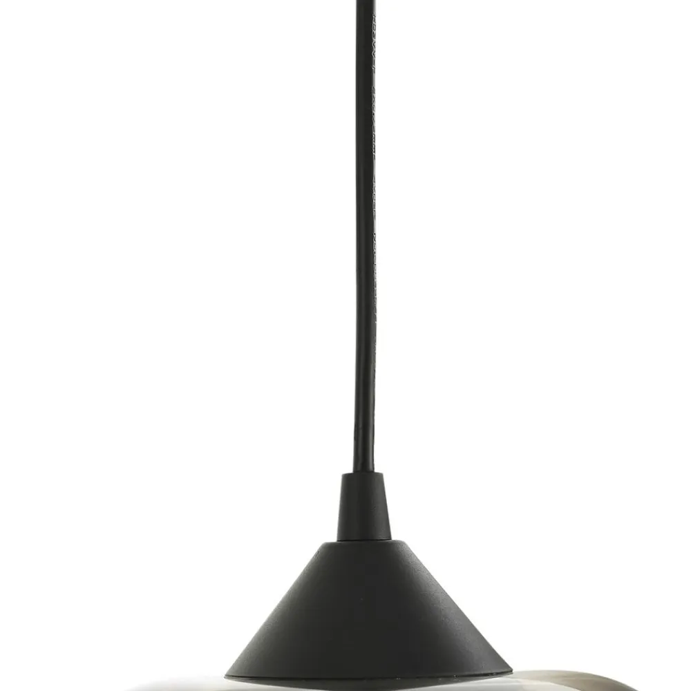 Lindby Pendellamper|Pendellamper > Hængelampe Marla, Rondell, Glas, røggrå, 50 cm