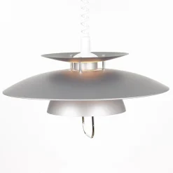 Lindby Pendellamper|Pendellamper > hængelampe Nadija, grå, 43 cm, højdejusterbar, E27