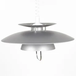 Lindby Pendellamper|Pendellamper > hængelampe Nadija, grå, 43 cm, højdejusterbar, E27