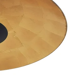 Lindby Pendellamper > hængelampe Narisara, Ø 80 cm, E27, sort-guld