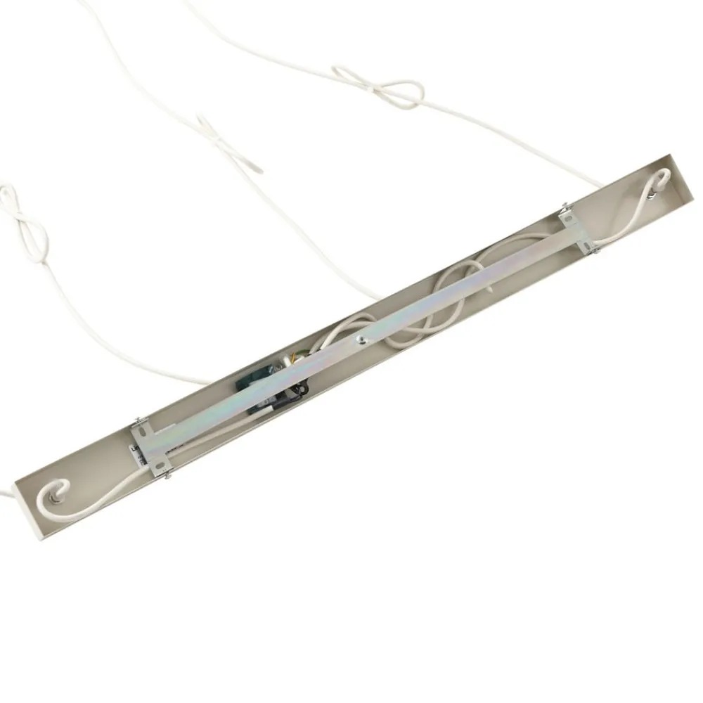 Pendellamper ^ Lindby hængelampe Ovelia, beige, 4 lyskilder, metal, E27