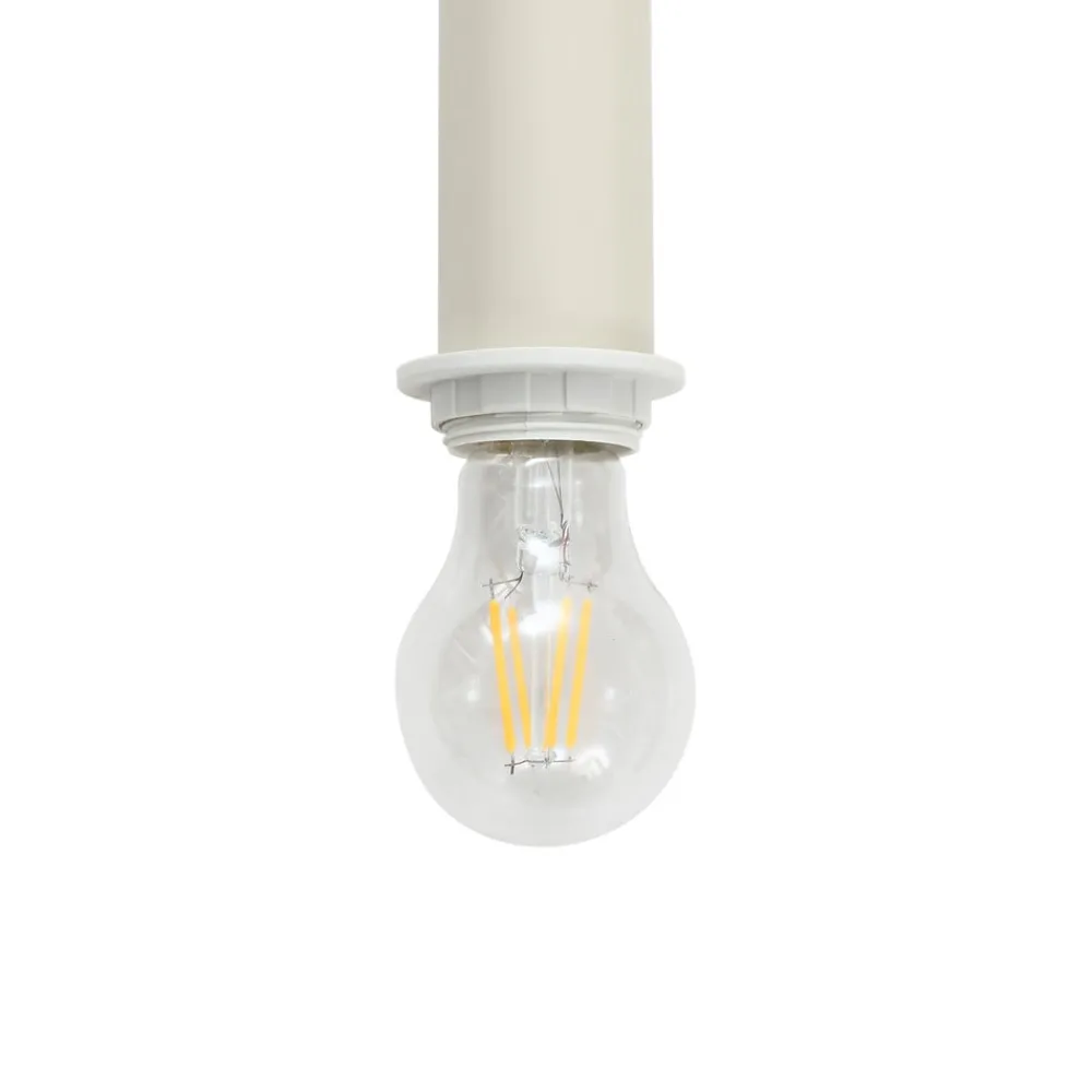 Pendellamper ^ Lindby hængelampe Ovelia, beige, 4 lyskilder, metal, E27