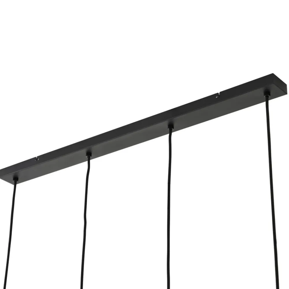 Lindby Pendellamper > hængelampe Ovelia, brun/kaffe/beige, 4 lyskilder, E27